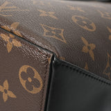 LOUIS VUITTON ルイヴィトン モノグラム マカサー ウィークエンド トート PM 2WAY ブラウン/ノワール M45734 メンズ モノグラムマカサー トートバッグ Aランク 中古 銀蔵