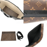 LOUIS VUITTON ルイヴィトン モノグラム マカサー ウィークエンド トート PM 2WAY ブラウン/ノワール M45734 メンズ モノグラムマカサー トートバッグ Aランク 中古 銀蔵