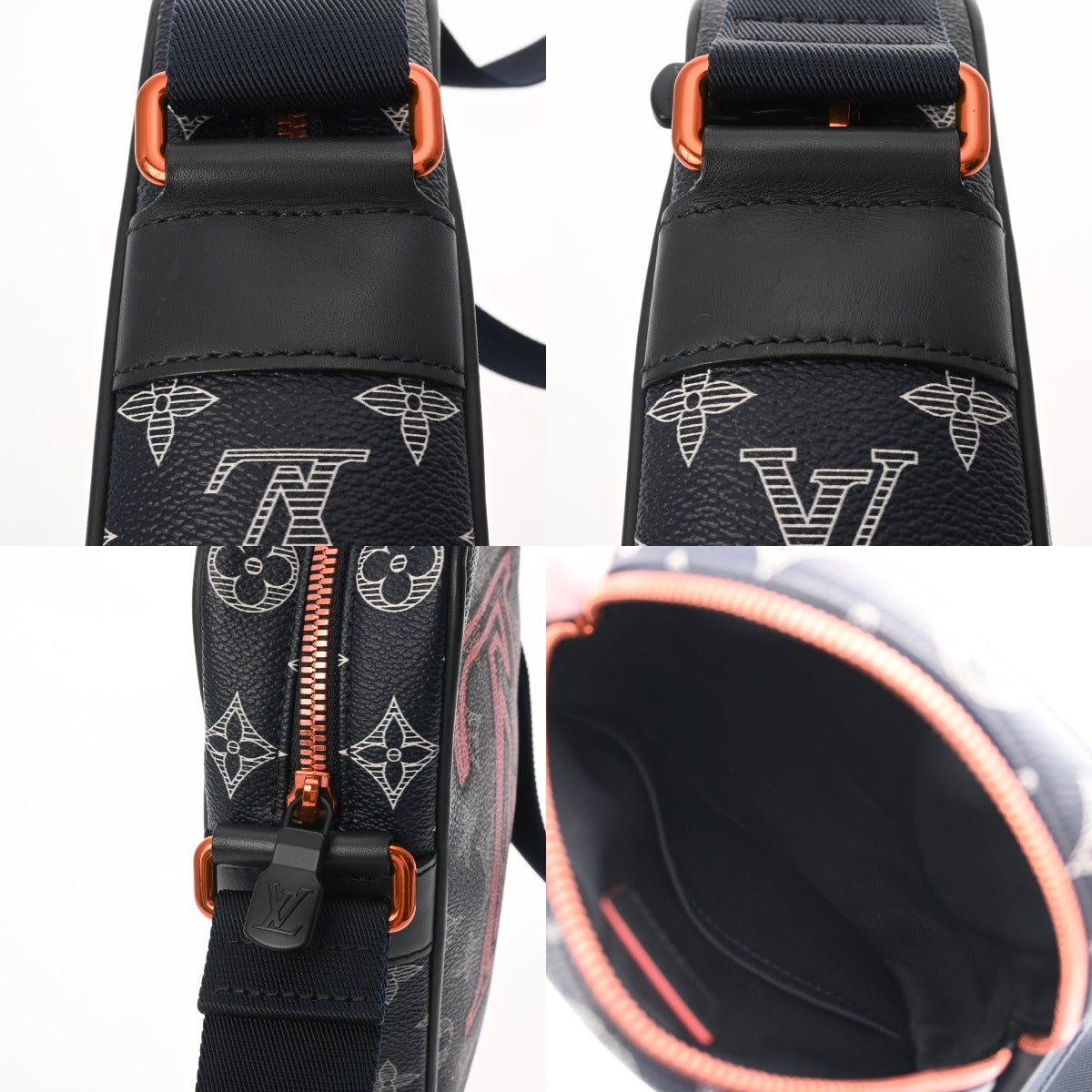 LOUIS VUITTON ルイヴィトン モノグラム インク ダヌーブ PM アップ