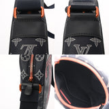 LOUIS VUITTON ルイヴィトン モノグラム インク ダヌーブ PM アップサイドダウン ネイビー M43678 メンズ モノグラムキャンバス ショルダーバッグ Aランク 中古 銀蔵