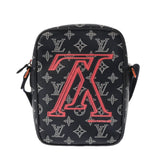 LOUIS VUITTON ルイヴィトン モノグラム インク ダヌーブ PM アップサイドダウン ネイビー M43678 メンズ モノグラムキャンバス ショルダーバッグ Aランク 中古 銀蔵