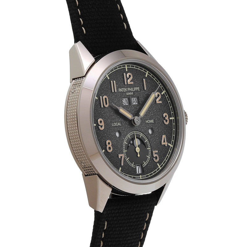 パテックフィリップ コンプリケーション アニュアルカレンダー トラベルタイム 5326G-001 ブラック メンズ 腕時計 自動巻き 中古 銀蔵