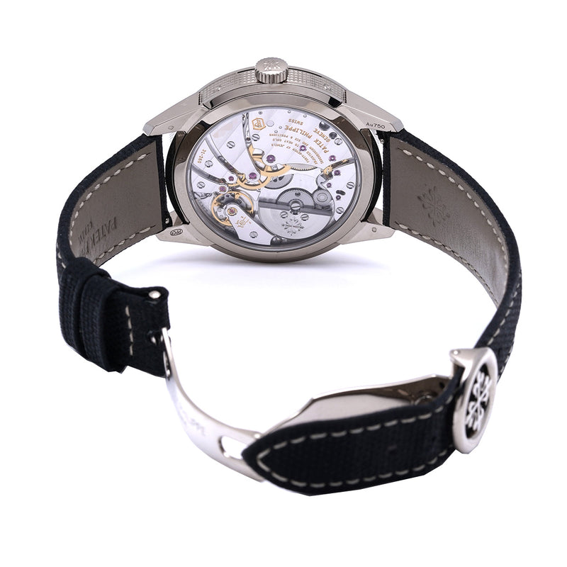 パテックフィリップ コンプリケーション アニュアルカレンダー トラベルタイム 5326G-001 ブラック メンズ 腕時計 自動巻き 中古 銀蔵