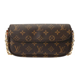 LOUIS VUITTON ルイヴィトン モノグラム ウォレットオンチェーンアイビー ブラウン M82509 レディース モノグラムキャンバス ショルダーバッグ Aランク 中古 銀蔵