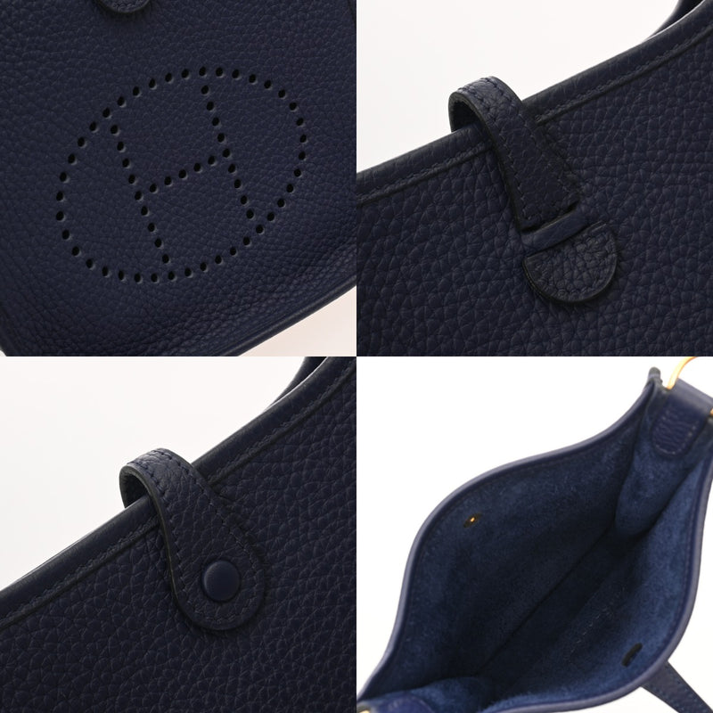 HERMES エルメス エヴリン TPM アマゾン ブルーアンクル C刻印(2018年頃) レディース トリヨンクレマンス ショルダーバッグ Aランク 中古 銀蔵