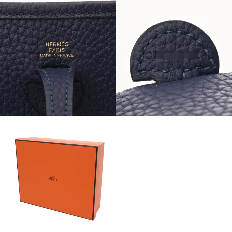 HERMES エルメス エヴリン TPM アマゾン ブルーアンクル C刻印(2018年頃) レディース トリヨンクレマンス ショルダーバッグ Aランク 中古 銀蔵