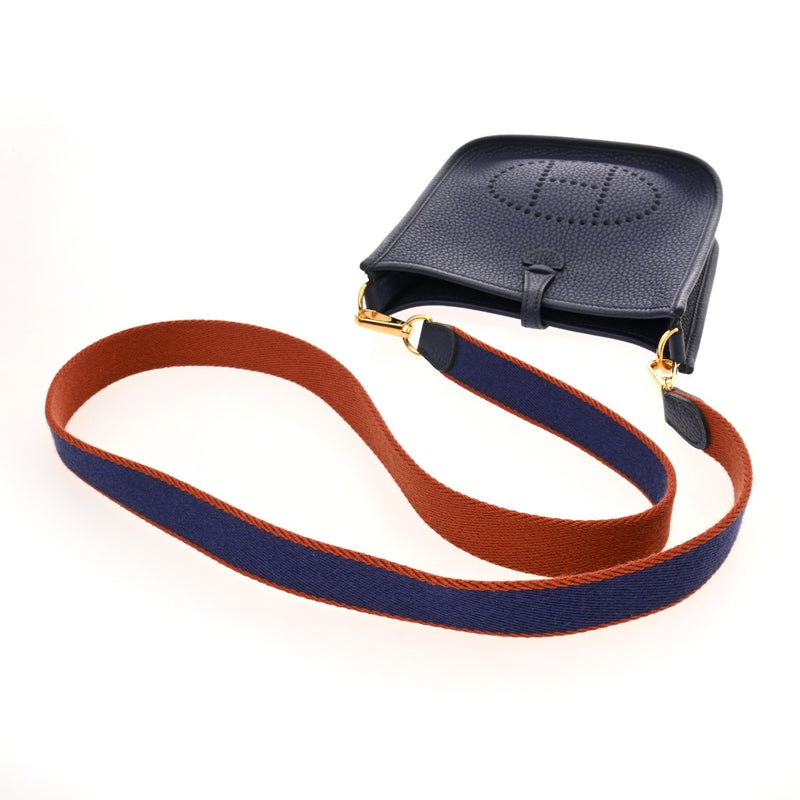 HERMES エルメス エヴリン TPM アマゾン ブルーアンクル C刻印(2018年頃) レディース トリヨンクレマンス ショルダーバッグ Aランク 中古 銀蔵