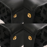 LOUIS VUITTON ルイヴィトン モノグラム オンマイサイド MM 2WAY ノワール M53826 レディース カーフ ハンドバッグ ABランク 中古 銀蔵