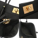 LOUIS VUITTON ルイヴィトン モノグラム オンマイサイド MM 2WAY ノワール M53826 レディース カーフ ハンドバッグ ABランク 中古 銀蔵