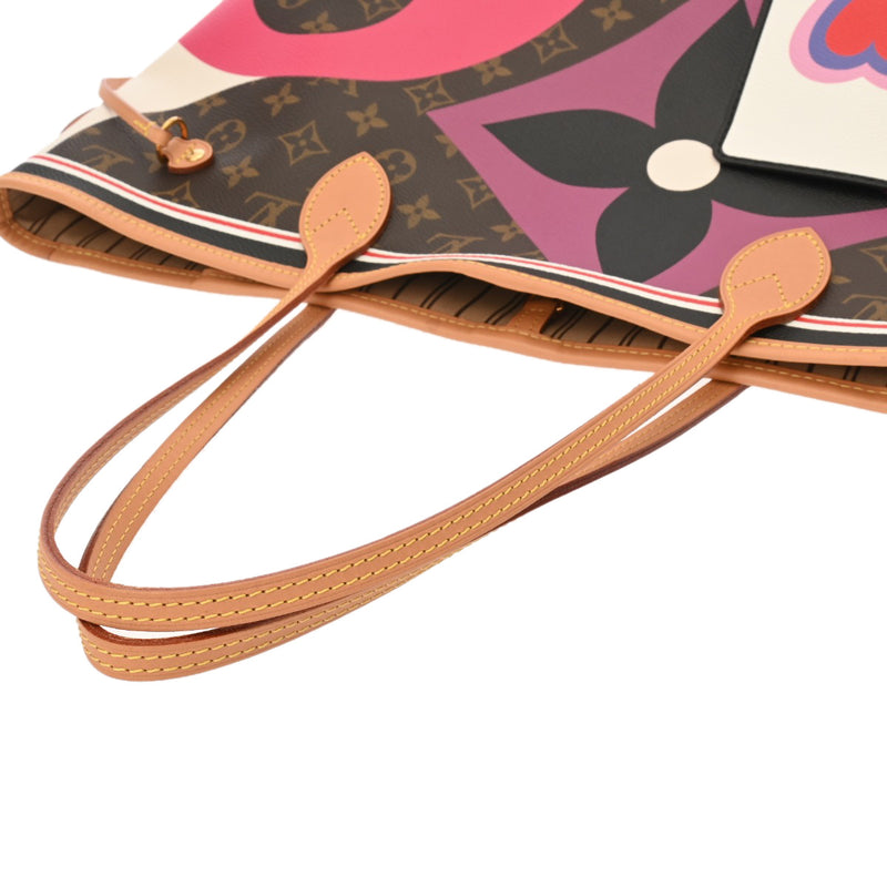 LOUIS VUITTON ルイヴィトン モノグラム ネヴァーフル MM ゲームオン ブラウン M57452 レディース モノグラムキャンバス トートバッグ Aランク 中古 銀蔵