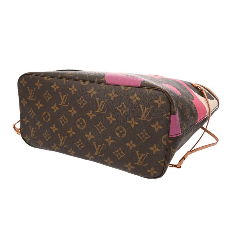 LOUIS VUITTON ルイヴィトン モノグラム ネヴァーフル MM ゲームオン ブラウン M57452 レディース モノグラムキャンバス トートバッグ Aランク 中古 銀蔵