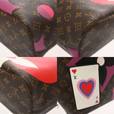 LOUIS VUITTON ルイヴィトン モノグラム ネヴァーフル MM ゲームオン ブラウン M57452 レディース モノグラムキャンバス トートバッグ Aランク 中古 銀蔵