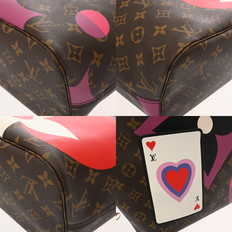 LOUIS VUITTON ルイヴィトン モノグラム ネヴァーフル MM ゲームオン ブラウン M57452 レディース モノグラムキャンバス トートバッグ Aランク 中古 銀蔵