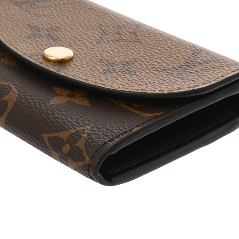 LOUIS VUITTON ルイヴィトン モノグラム リバース ポルトモネロザリ ブラウン M82333 レディース モノグラムキャンバス コインケース Aランク 中古 銀蔵