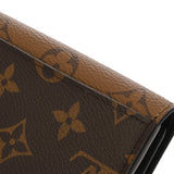 LOUIS VUITTON ルイヴィトン モノグラム リバース ポルトモネロザリ ブラウン M82333 レディース モノグラムキャンバス コインケース Aランク 中古 銀蔵