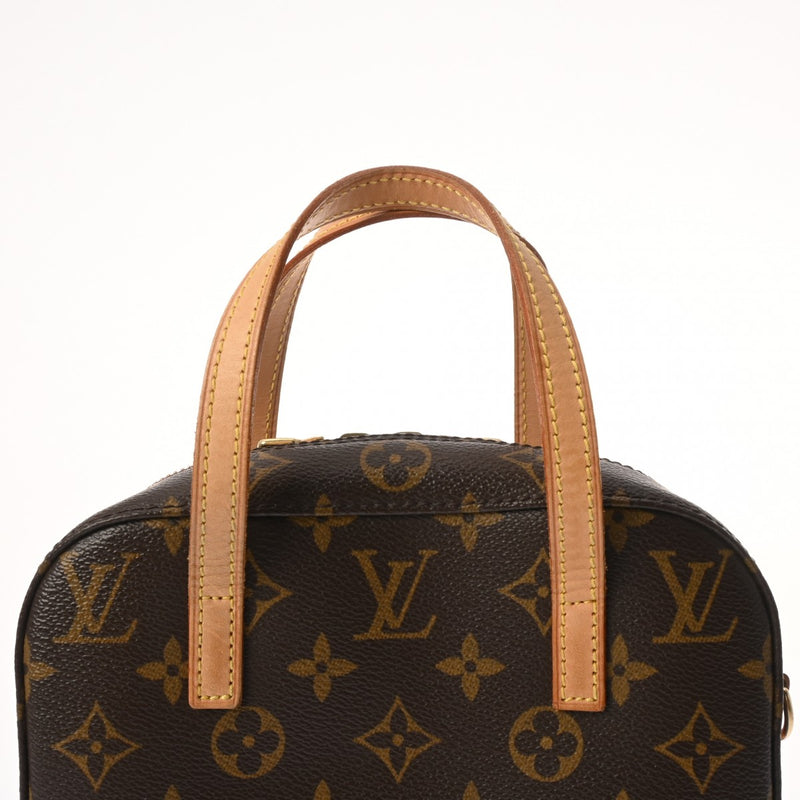 LOUIS VUITTON ルイヴィトン モノグラム スポンティーニ 2WAY ブラウン M47500 レディース モノグラムキャンバス ハンドバッグ ABランク 中古 銀蔵