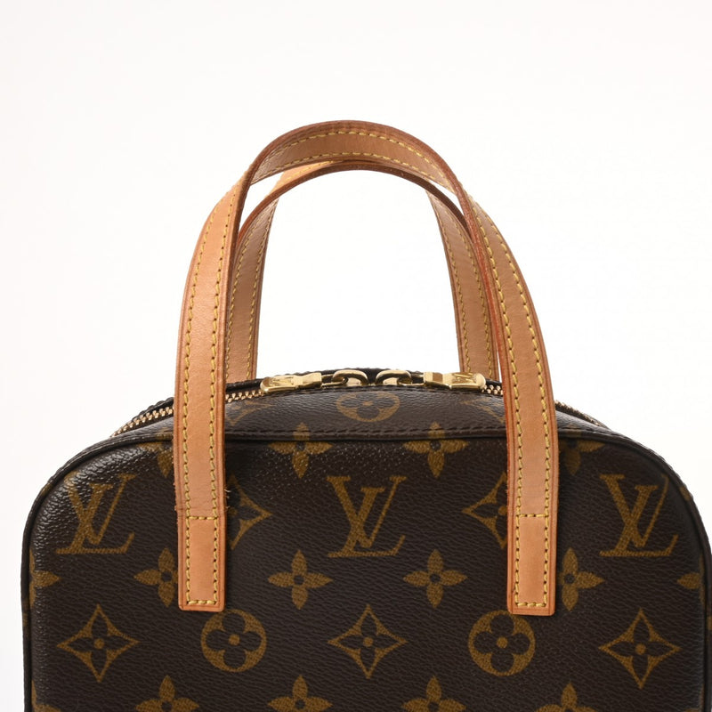 LOUIS VUITTON ルイヴィトン モノグラム スポンティーニ 2WAY ブラウン M47500 レディース モノグラムキャンバス ハンドバッグ ABランク 中古 銀蔵