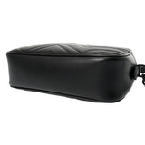 GUCCI グッチ GGマーモント スモールカメラバッグ ブラック 447632 レディース レザー ショルダーバッグ Aランク 中古 銀蔵