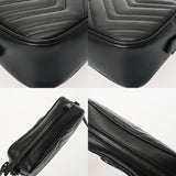 GUCCI グッチ GGマーモント スモールカメラバッグ ブラック 447632 レディース レザー ショルダーバッグ Aランク 中古 銀蔵