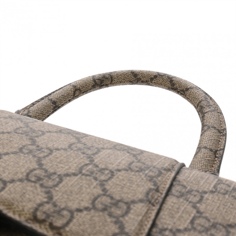 GUCCI グッチ アワーグラス スモール ザ ハッカープロジェクト バレンシアガコラボ グレージュ 681697 レディース PVC ハンドバッグ ABランク 中古 銀蔵