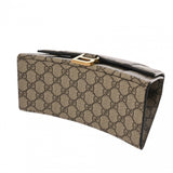 GUCCI グッチ アワーグラス スモール ザ ハッカープロジェクト バレンシアガコラボ グレージュ 681697 レディース PVC ハンドバッグ ABランク 中古 銀蔵