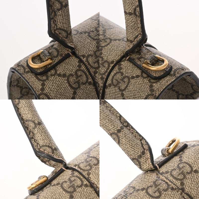 GUCCI グッチ アワーグラス スモール ザ ハッカープロジェクト バレンシアガコラボ グレージュ 681697 レディース PVC ハンドバッグ ABランク 中古 銀蔵