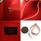 LOUIS VUITTON ルイヴィトン モノグラムリバース オンザゴー PM ブラウン M46373 レディース モノグラムキャンバス ハンドバッグ Aランク 中古 銀蔵