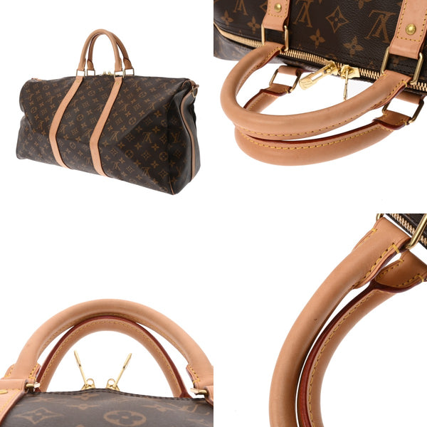LOUIS VUITTON ルイヴィトン モノグラム キーポルバンドリエール 50 現行モデル ブラウン M41416 レディース モノグラムキャンバス ボストンバッグ ABランク 中古 銀蔵
