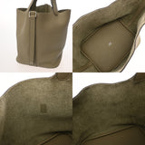 HERMES エルメス ピコタンロック MM セージ Z刻印(2021年頃) レディース トリヨンクレマンス ハンドバッグ Aランク 中古 銀蔵