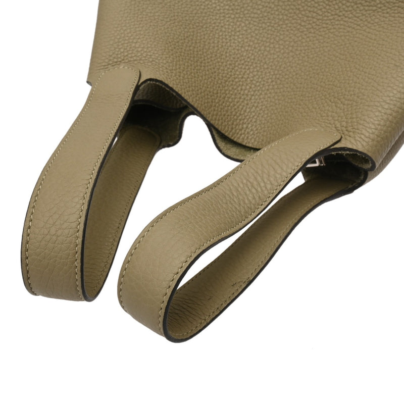 HERMES エルメス ピコタンロック MM セージ Z刻印(2021年頃) レディース トリヨンクレマンス ハンドバッグ Aランク 中古 銀蔵