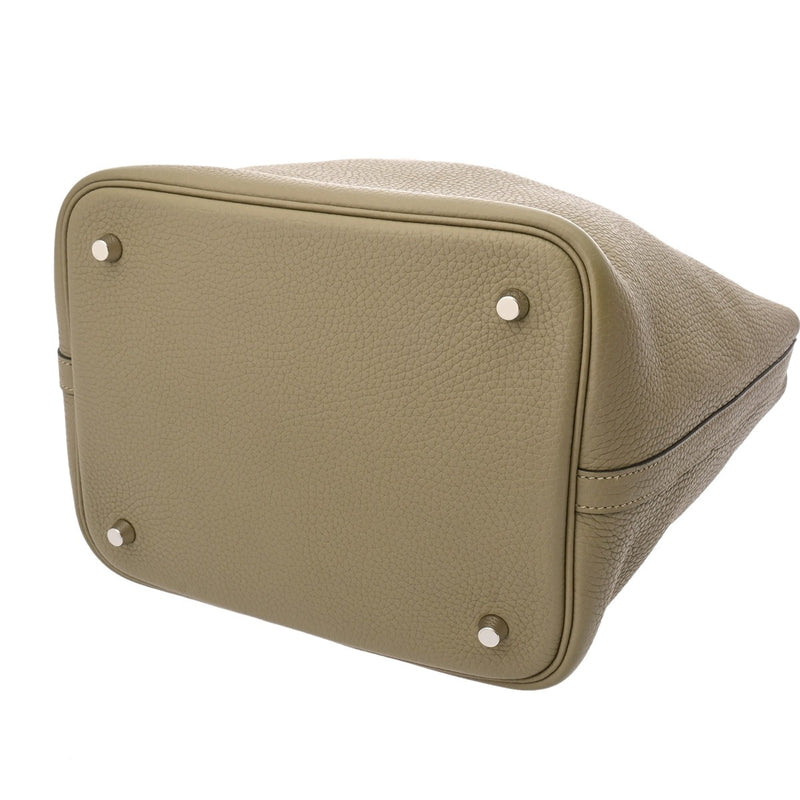 HERMES エルメス ピコタンロック MM セージ Z刻印(2021年頃) レディース トリヨンクレマンス ハンドバッグ Aランク 中古 銀蔵