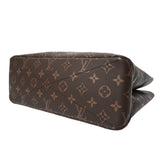 LOUIS VUITTON ルイヴィトン モノグラム ショッパートート MM ブラウン M24457 レディース カーフレザー トートバッグ 新同 中古 銀蔵