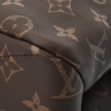 LOUIS VUITTON ルイヴィトン モノグラム ショッパートート MM ブラウン M24457 レディース カーフレザー トートバッグ 新同 中古 銀蔵