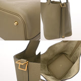 HERMES エルメス ピコタンロック MM セージ Z刻印(2021年頃) レディース トリヨンクレマンス ハンドバッグ Aランク 中古 銀蔵