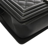 CHANEL シャネル ボーイシャネル ハンドバッグ 25cm ブラック A67086 レディース カーフスキン ショルダーバッグ Aランク 中古 銀蔵