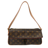 LOUIS VUITTON ルイヴィトン モノグラム ヴィバシテ MM セミショルダー ブラウン M51164 レディース モノグラムキャンバス ショルダーバッグ Aランク 中古 銀蔵