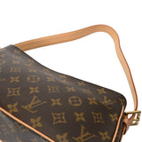 LOUIS VUITTON ルイヴィトン モノグラム ヴィバシテ MM セミショルダー ブラウン M51164 レディース モノグラムキャンバス ショルダーバッグ Aランク 中古 銀蔵