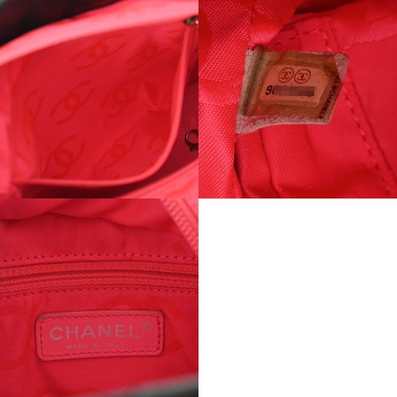 CHANEL シャネル カンボンライン ミディアムトート ブラック×ブラック A25167 レディース ラムスキン トートバッグ Aランク 中古 銀蔵