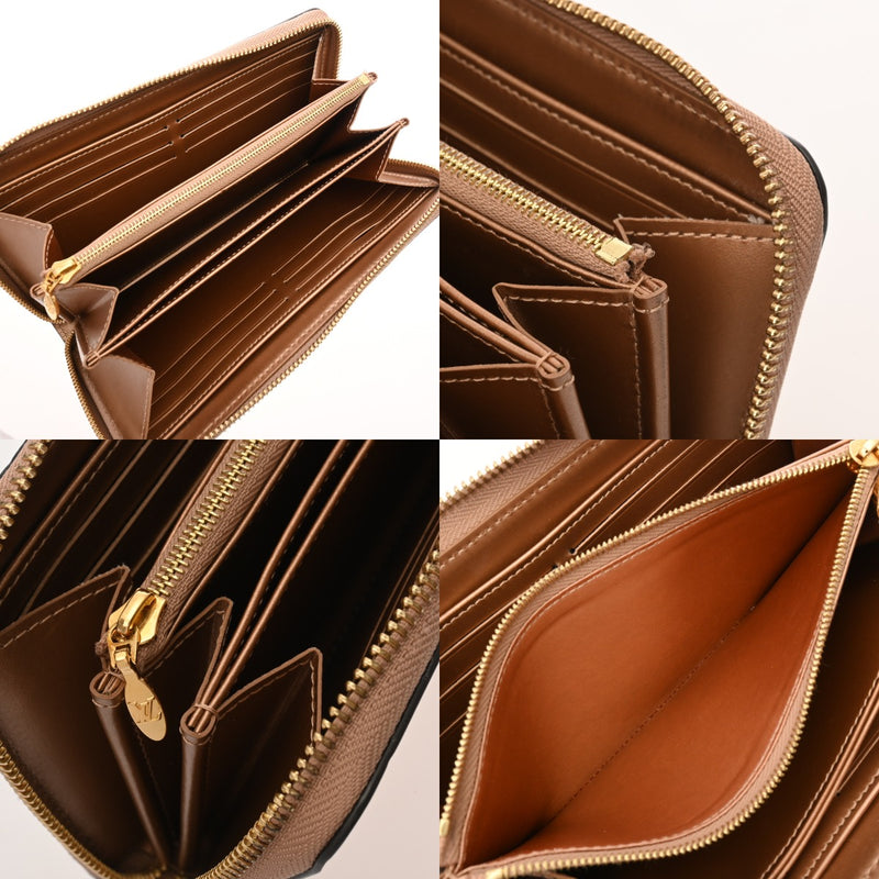 LOUIS VUITTON ルイヴィトン モノグラムヴェルニ ジッピーウォレット ローズゴールド M90603 ユニセックス モノグラムヴェルニ 長財布 Aランク 中古 銀蔵
