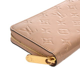 LOUIS VUITTON ルイヴィトン モノグラムヴェルニ ジッピーウォレット ローズゴールド M90603 ユニセックス モノグラムヴェルニ 長財布 Aランク 中古 銀蔵