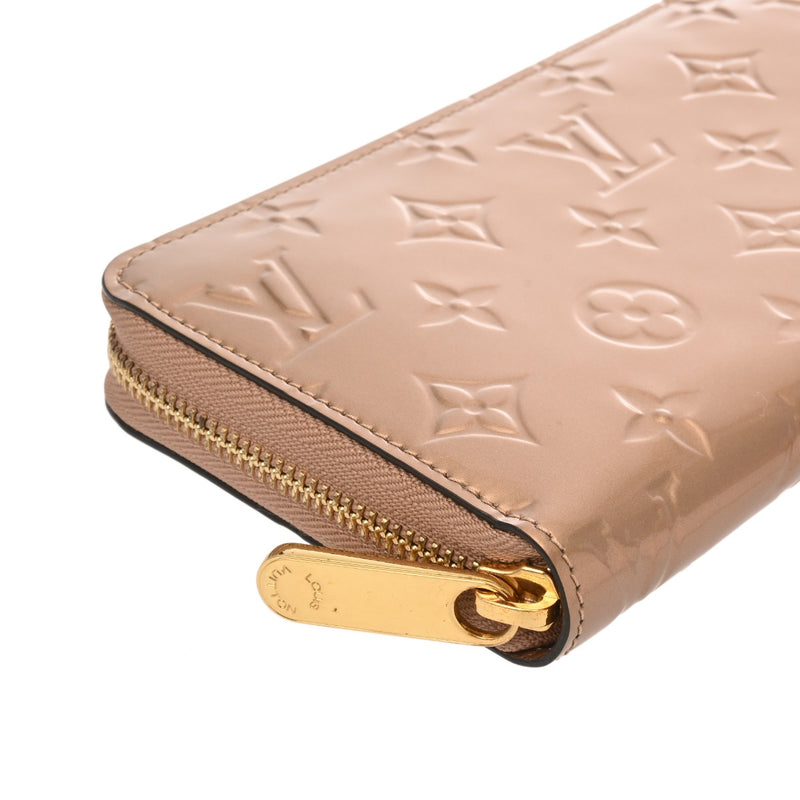 LOUIS VUITTON ルイヴィトン モノグラムヴェルニ ジッピーウォレット ローズゴールド M90603 ユニセックス モノグラムヴェルニ 長財布 Aランク 中古 銀蔵