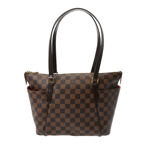 LOUIS VUITTON ルイヴィトン ダミエ トータリーPM 新型 ブラウン N41282 レディース ダミエキャンバス トートバッグ Aランク 中古 銀蔵