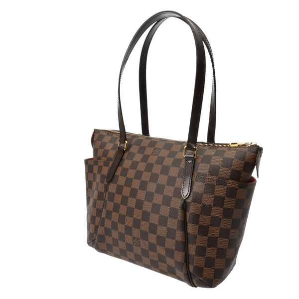 LOUIS VUITTON ルイヴィトン ダミエ トータリーPM 新型 ブラウン N41282 レディース ダミエキャンバス トートバッグ Aランク 中古 銀蔵