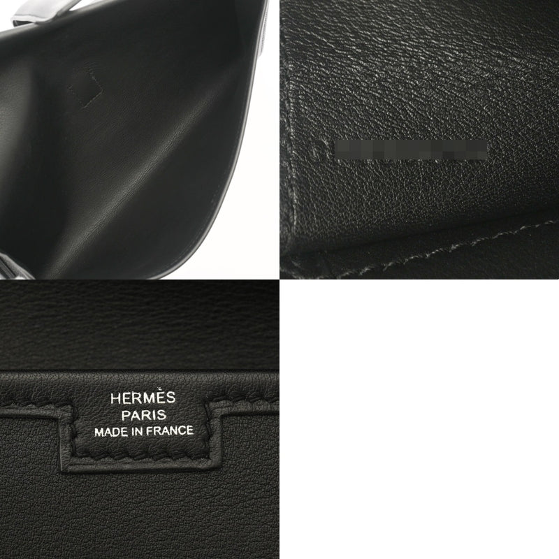HERMES エルメス ジジェ エラン 29 ブラック C刻印(2018年頃) ユニセックス ヴォースイフト クラッチバッグ Aランク 中古 銀蔵