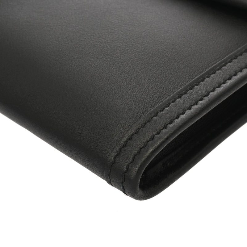 HERMES エルメス ジジェ エラン 29 ブラック C刻印(2018年頃) ユニセックス ヴォースイフト クラッチバッグ Aランク 中古 銀蔵