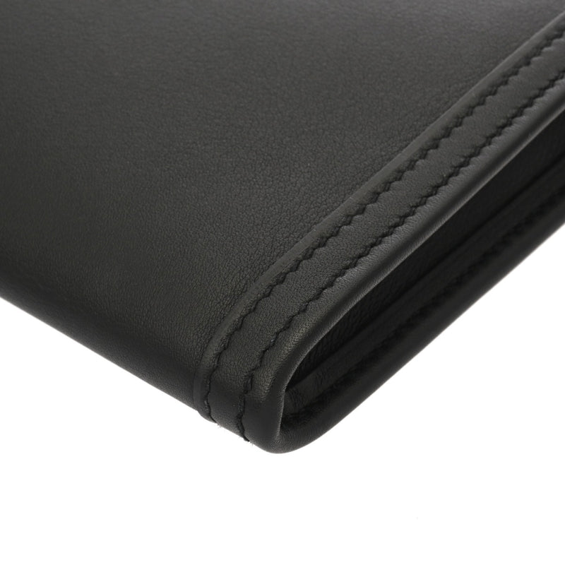 HERMES エルメス ジジェ エラン 29 ブラック C刻印(2018年頃) ユニセックス ヴォースイフト クラッチバッグ Aランク 中古 銀蔵