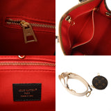 LOUIS VUITTON ルイヴィトン モノグラムリバース オンザゴー PM ブラウン M46373 レディース モノグラムキャンバス ハンドバッグ 新同 中古 銀蔵