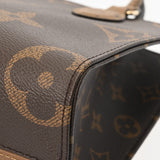 LOUIS VUITTON ルイヴィトン モノグラムリバース オンザゴー PM ブラウン M46373 レディース モノグラムキャンバス ハンドバッグ 新同 中古 銀蔵