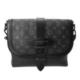 LOUIS VUITTON ルイヴィトン モノグラムエクリプス ソミュール メッセンジャー ブラック M45911 ユニセックス モノグラムエクリプスキャンバス ショルダーバッグ Aランク 中古 銀蔵