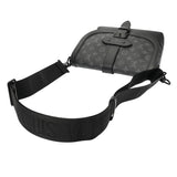 LOUIS VUITTON ルイヴィトン モノグラムエクリプス ソミュール メッセンジャー ブラック M45911 ユニセックス モノグラムエクリプスキャンバス ショルダーバッグ Aランク 中古 銀蔵